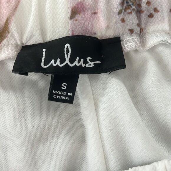 Lulu’s Dream of You Floral Off Shoulder Mini Dress Size Small - Picture 4 of 7